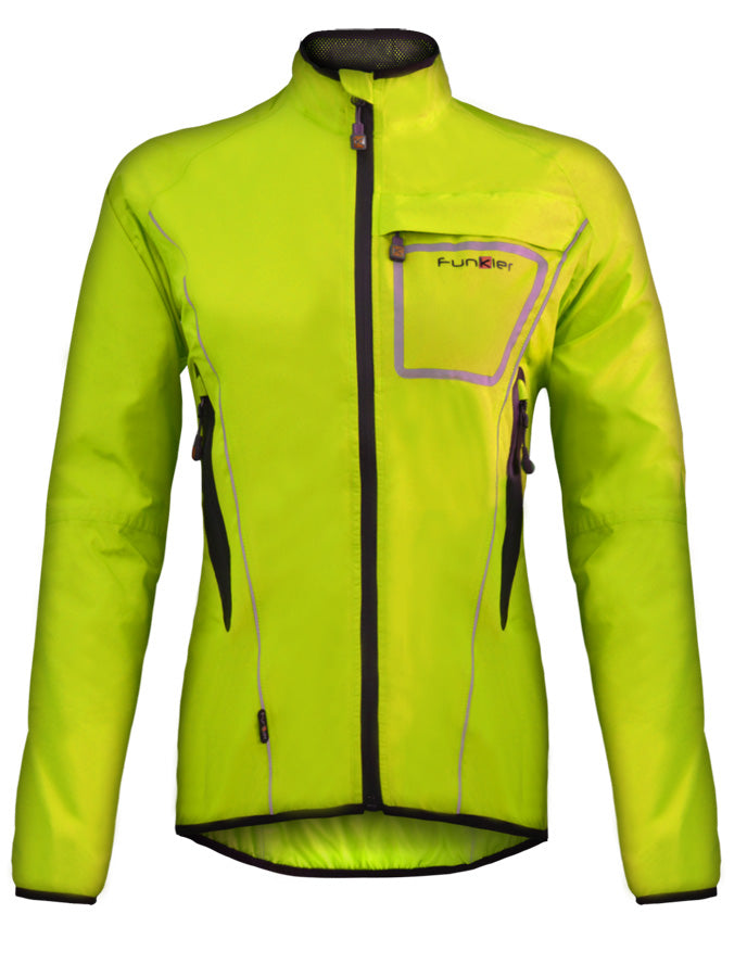 Funkier Storm WJ-1403 Ladies Waterproof Jacket in Yellow