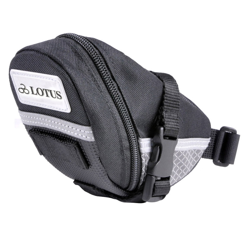 Lotus SH-6702 L Commuter Saddle Bag - Large in Black (1.2L)