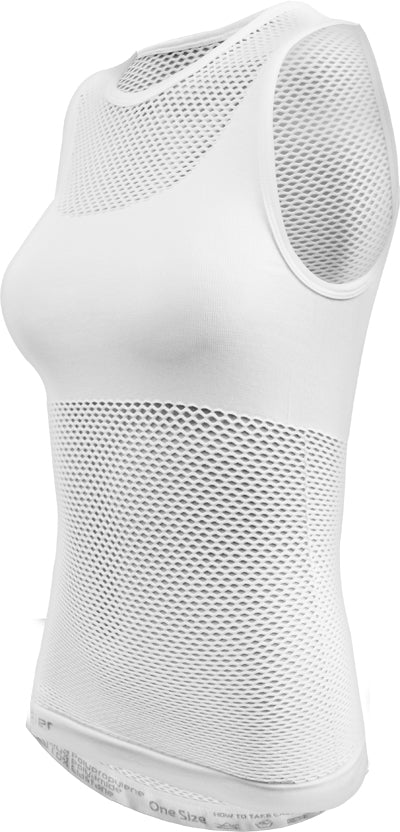 Funkier Vesta Ladies Pro Summer Lightweight Baselayer in White (ST-1101)