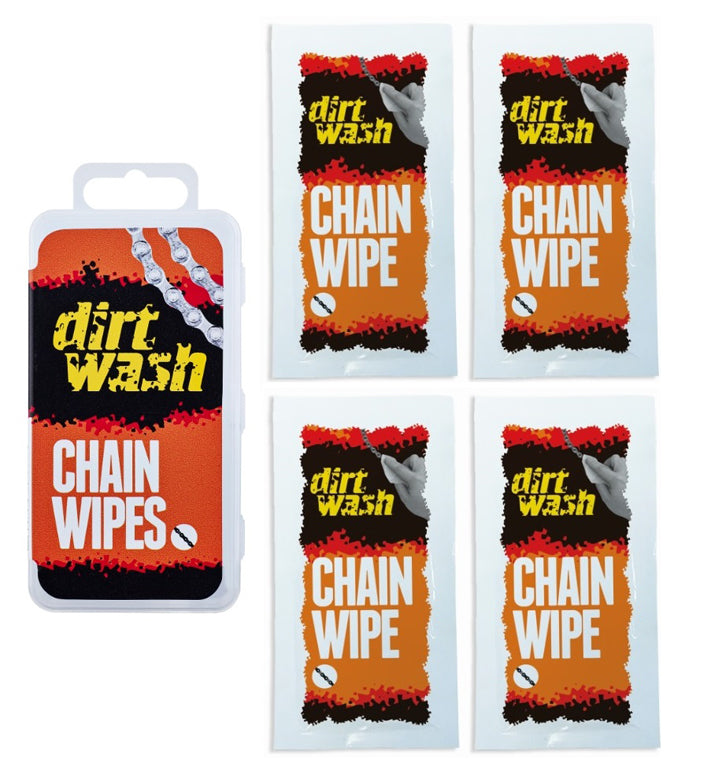 Weldtite Dirtwash Chain Wipes - 4 Pack