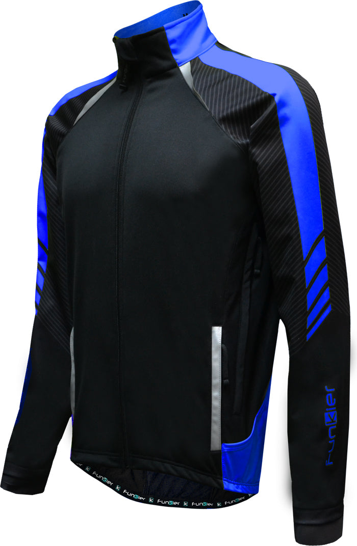 Funkier Tornado WJ-1326 Gents TPU Thermal Jacket in Black/Blue