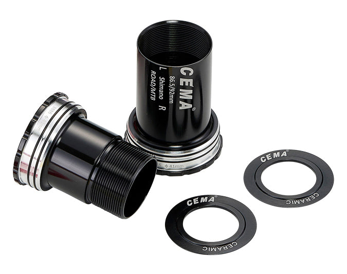 Cema BB86 Shimano 24mm Stainless Steel Bottom Bracket