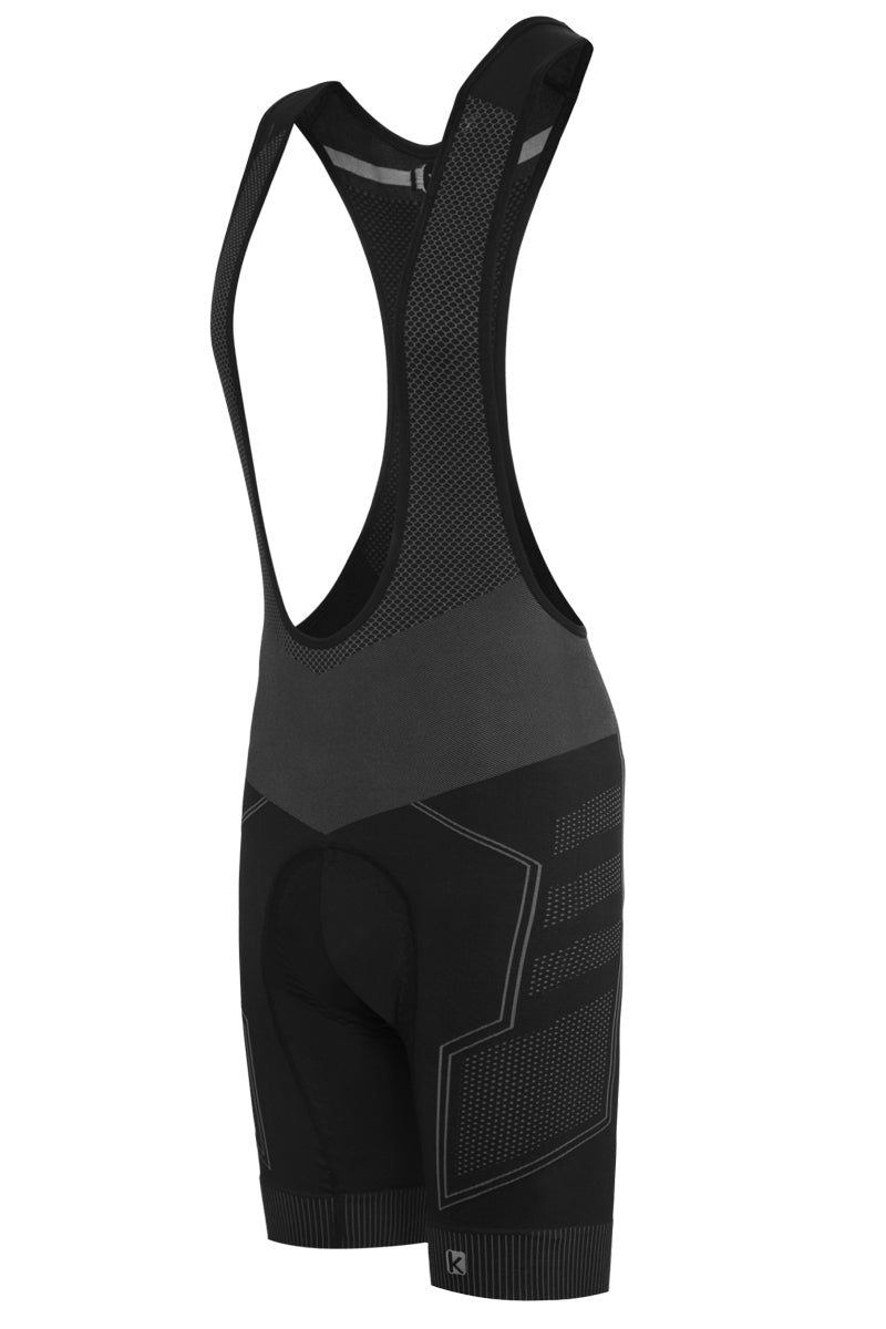 Funkier Potenza BS-6005-C14 "Seamless-Tech" Bib Shorts in Black/Grey (XS-S)