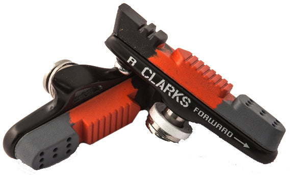 Clarks CPS240 - 55mm Road Caliper Brake Shoe & Spare Pad. Suitable for Shimano, SRAM & Tektro Systems