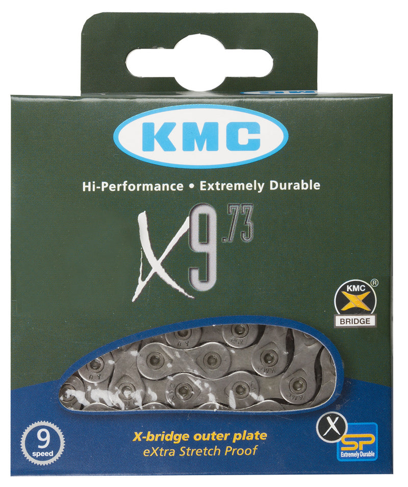 KMC X-9 - 9 Speed Grey/Grey Chain - Boxed