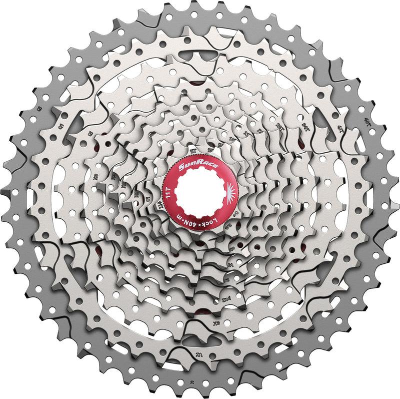 SunRace CSMX3 - 10 Speed MTB 11-42T Metallic Cassette