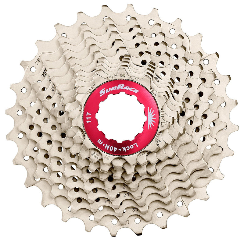 SunRace CSRX1 - 11 Speed Road 11-28T Metallic Cassette