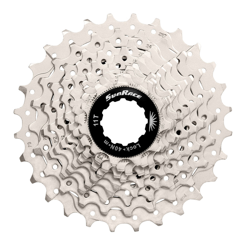 SunRace CSRS1 - 10 Speed Road 11-28T Metallic Cassette