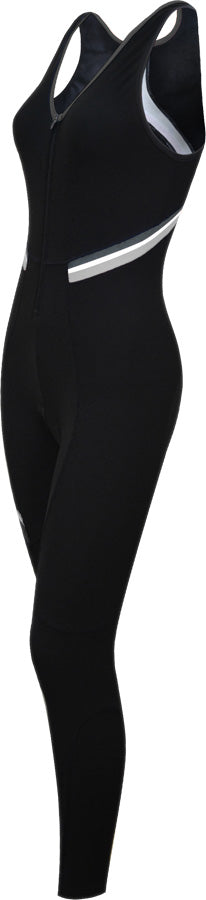 Funkier Thermesse S-980W-C12 Ladies Winter Double Strap Bib Tights in Black