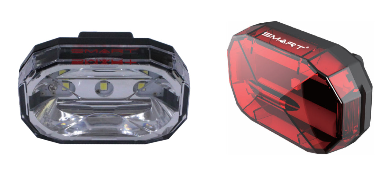 Smart Diamond - 3 White-LED Front Light / 3-LED Rear Twinset