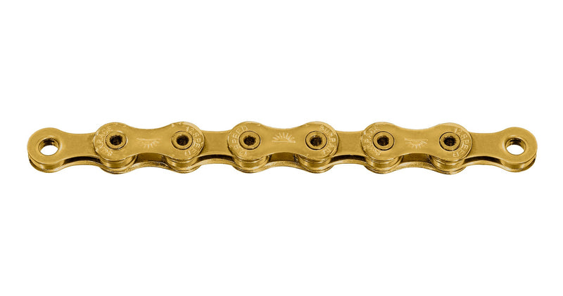 SunRace 12 Speed Ti-Nitride Hollow Pin Gold Chain (CN12H) (boxed)