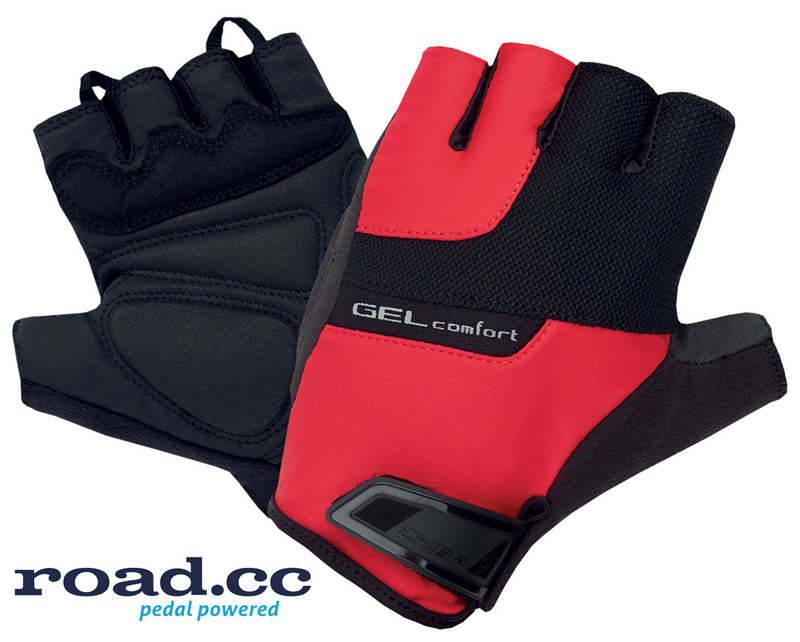 Chiba Gel Comfort Active Eco-Line Mitt in Red/Black