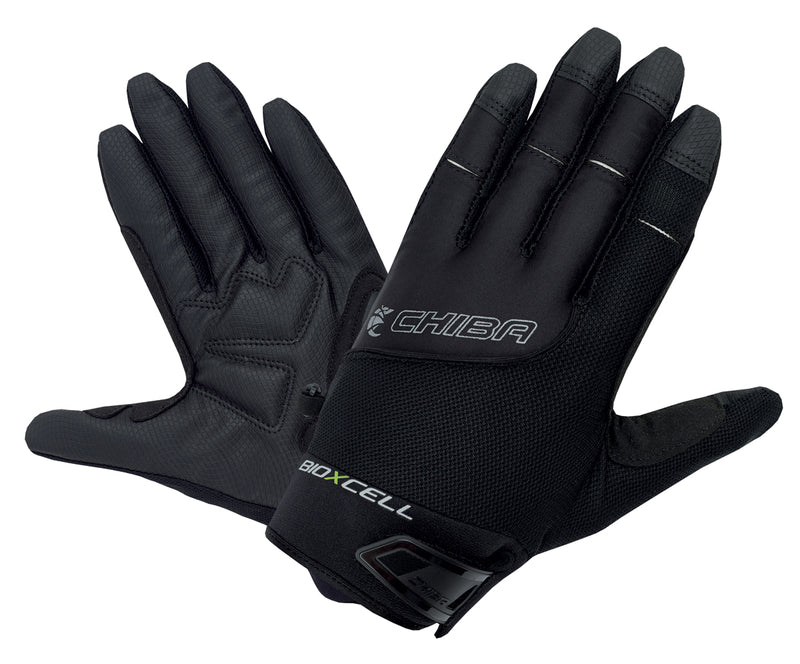 Chiba BioXCell Full Fingered Touring Gloves in Black XXL