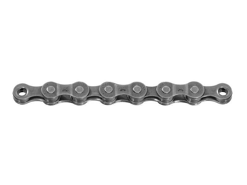 SunRace 6/7 Speed 116L Chain in Grey (Boxed)