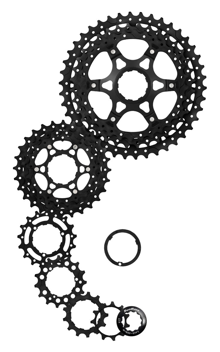 SunRace CSR3 - 11 Speed Road 11-28T Black Cassette