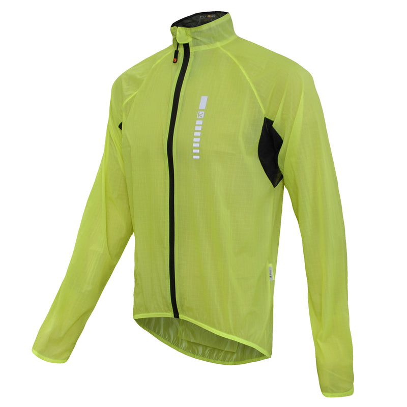 Funkier DryRide Pro Gents Showerproof Jacket in Fluo Yellow