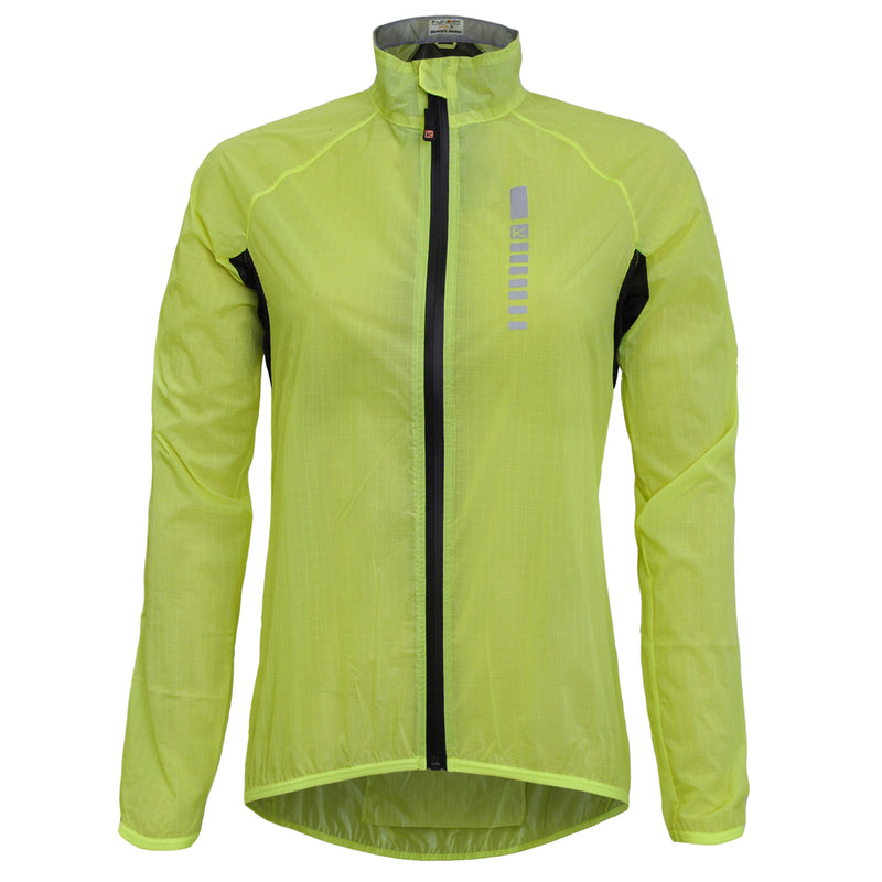 Funkier DryRide Pro Ladies Showerproof Jacket in Fluo Yellow