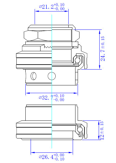 Tange Seiki MX320 BMX 1" Headset