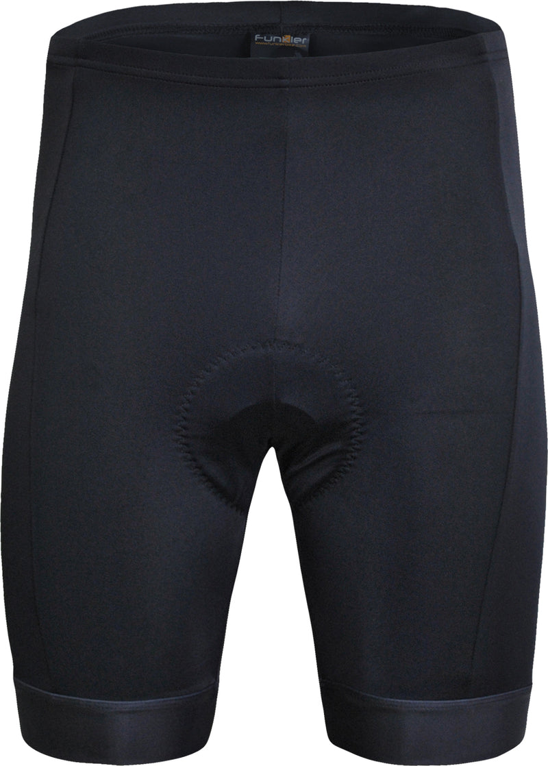 Funkier F-77 - 7 Panel 4-Way Stretch Shorts (B1 Pad) in Black