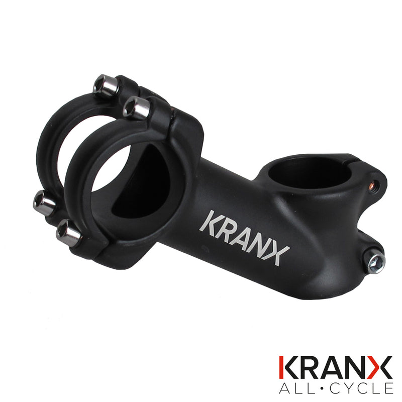 KranX 31.8mm Alloy 35ðð Rise A/Head 1 1/8" Stem in Black