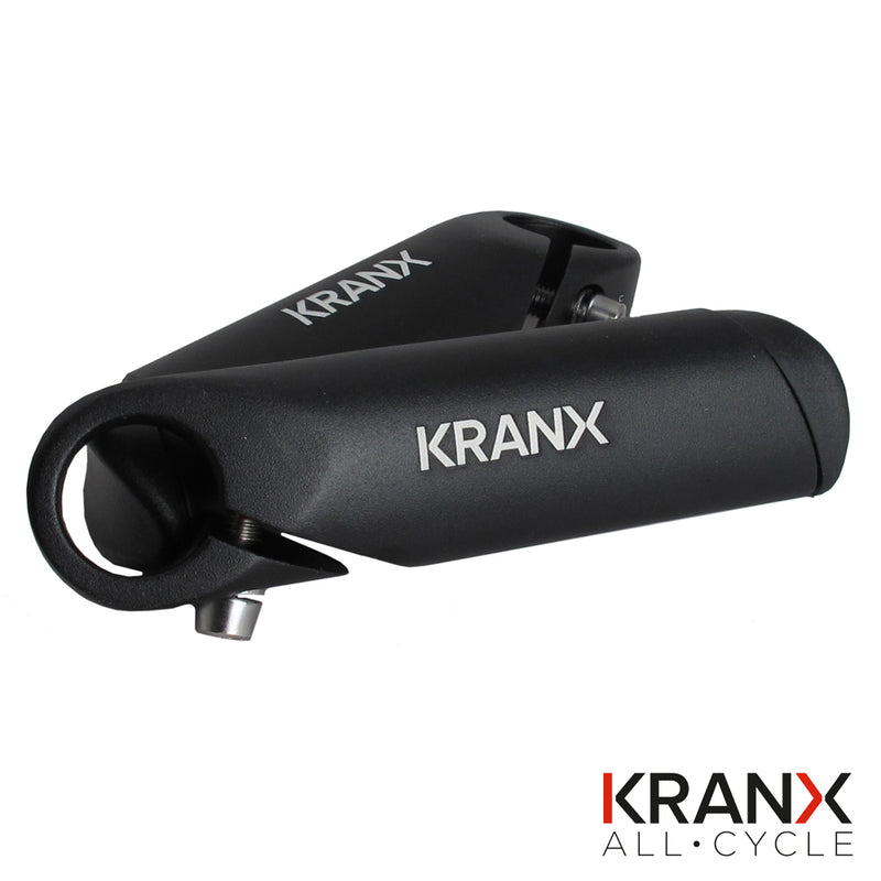 KranX Alloy Short Bar Ends in Black