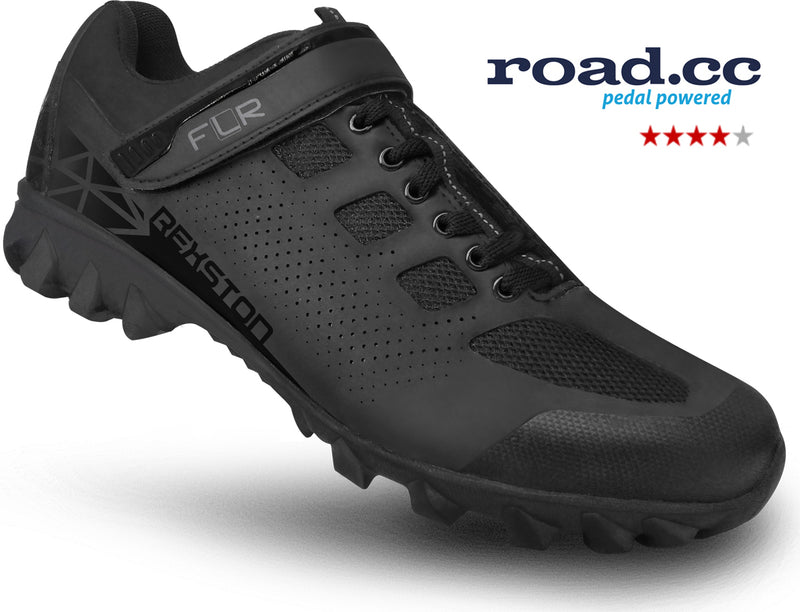 FLR Rexston Active Touring/Trail Shoe in Black