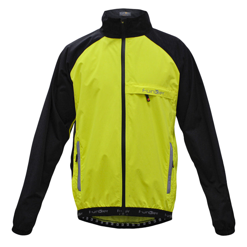 Funkier Quikdry Gents Pro Waterproof Rain Jacket in Yellow