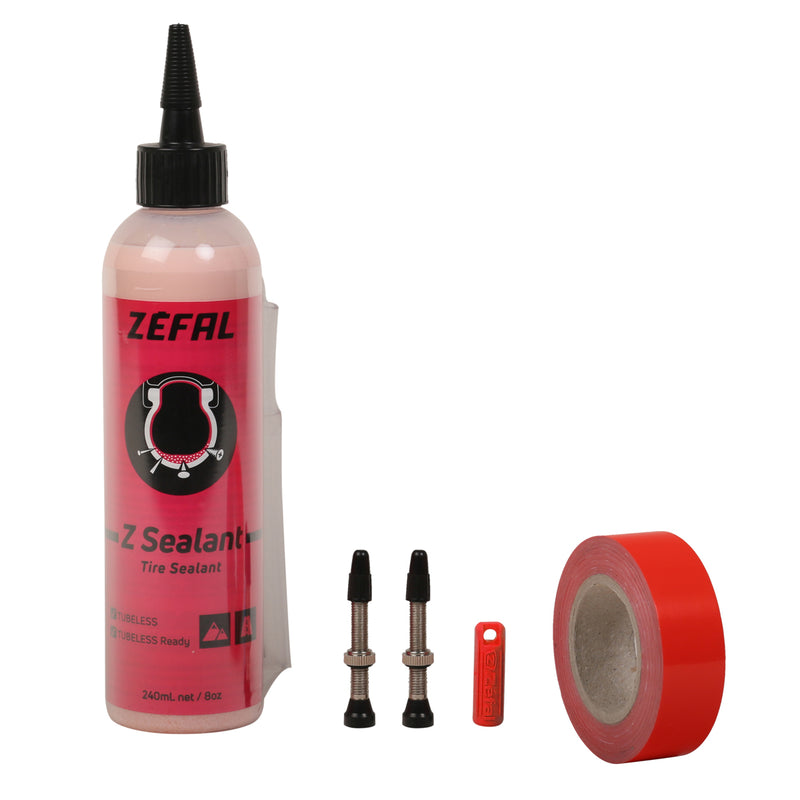 Zefal Tubeless Kit Incl. Sealant, Tape, Valves