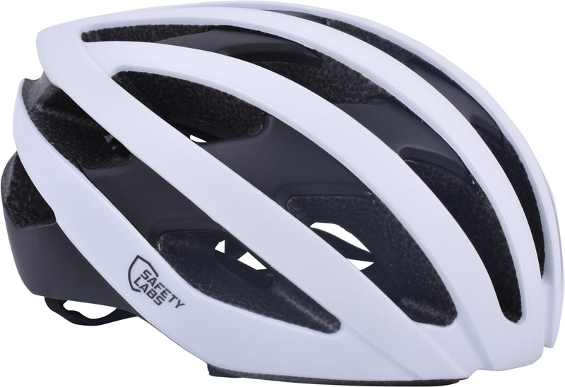 Safety Labs Eros Elite Road Inmold Helmet in White Large 58-61