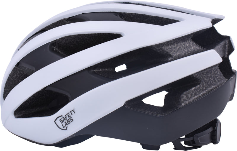 Safety Labs Eros Elite Road Inmold Helmet in White Large 58-61