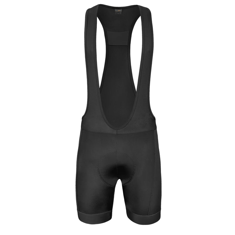 Funkier Apex-Pro Gel II 15-Panel Gel Bib Shorts in Black