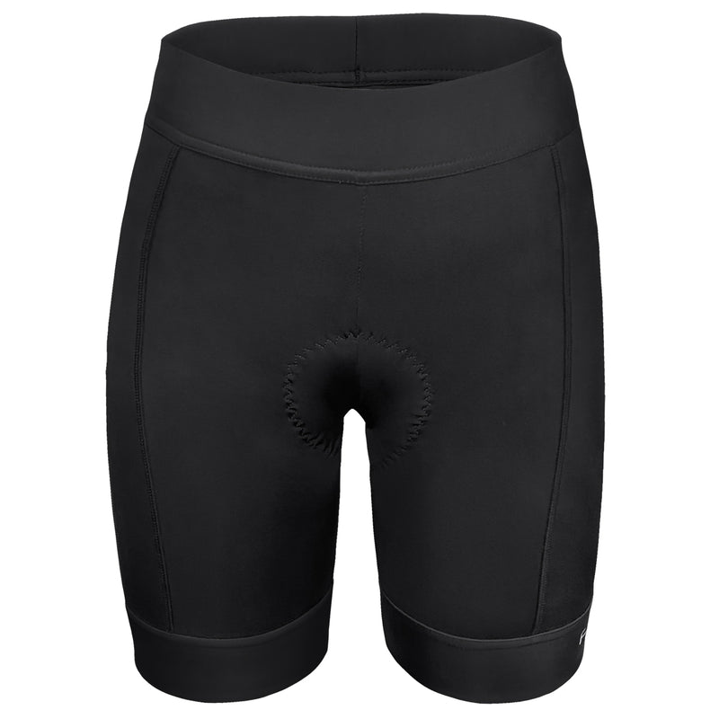 Funkier Ridesse II Ladies 8 Panel Shorts in Black