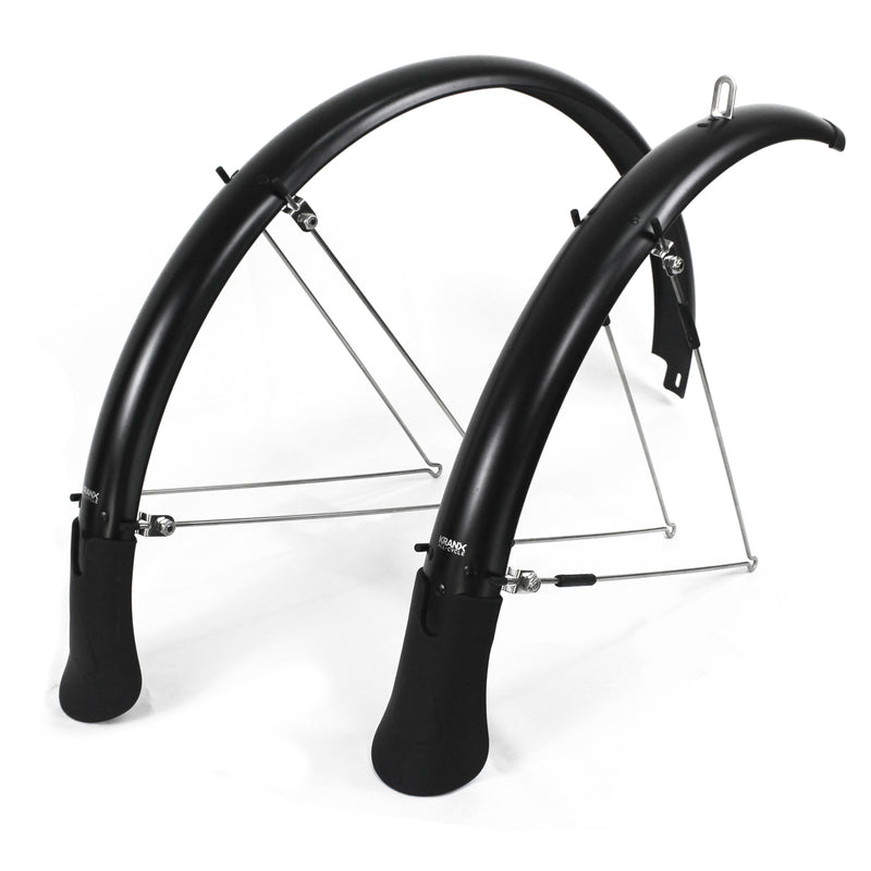 KranX FendR Pre-Assembled Full Length Mudguard in Black 55mm