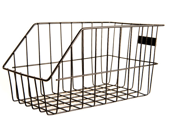 Adie Large Wire Rear Basket in Black