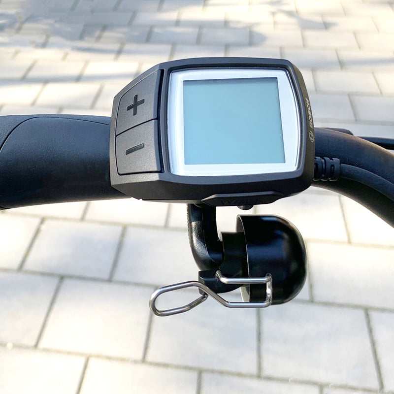 Widek E-Bike Bell with E-Bike Bracket in Black