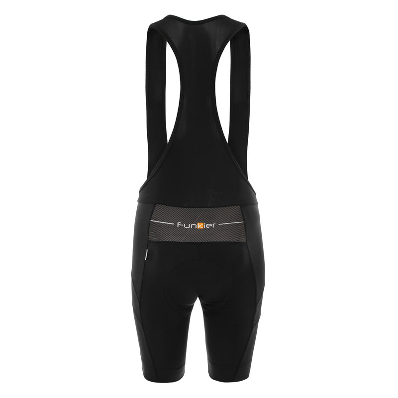 Funkier Force S-922-C14 Active 17 Panel Bib Shorts in Black