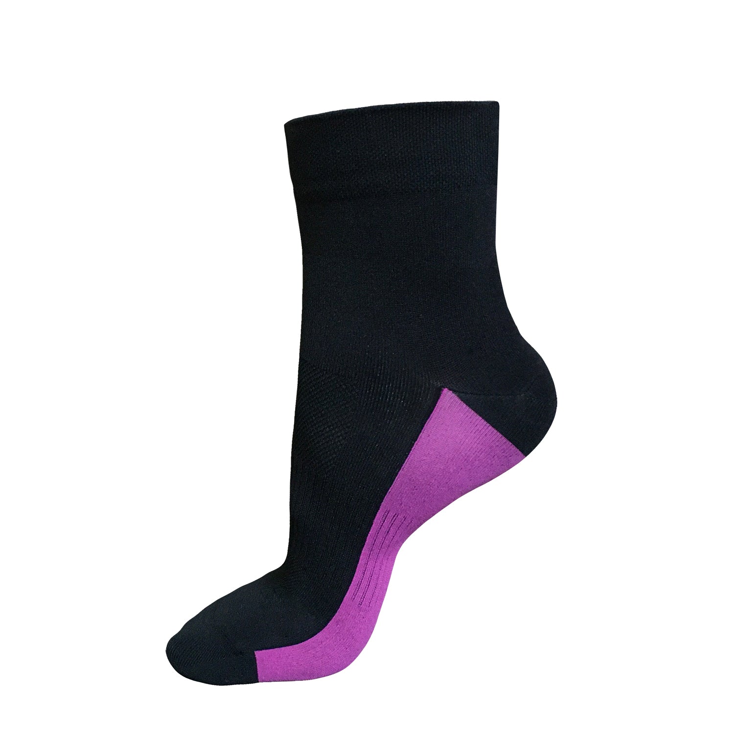 Funkier Airflow II Summer Socks in Black/Purple