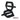 KranX ToughTrail Sealed Bearing Nylon Platform Pedal in Black
