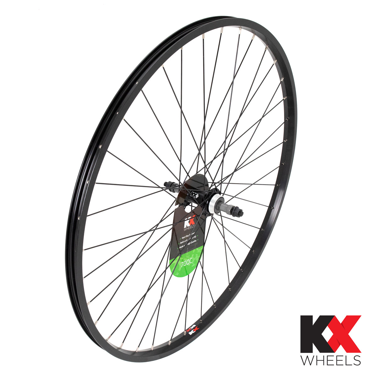 KX Hybrid 700C Singlewall Solid Axle Screw On Wheel Rim Brake (Rear)