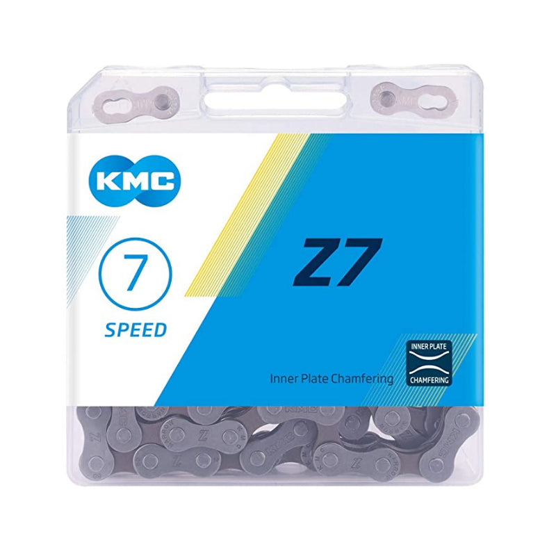 KMC Z-7 - 5/6/7 Speed Grey/Brown Chain - Boxed