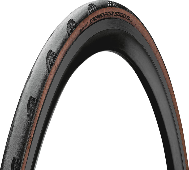 Continental GP5000 S TR Tubeless Road Race Tyre in Black/Trans (Folding)