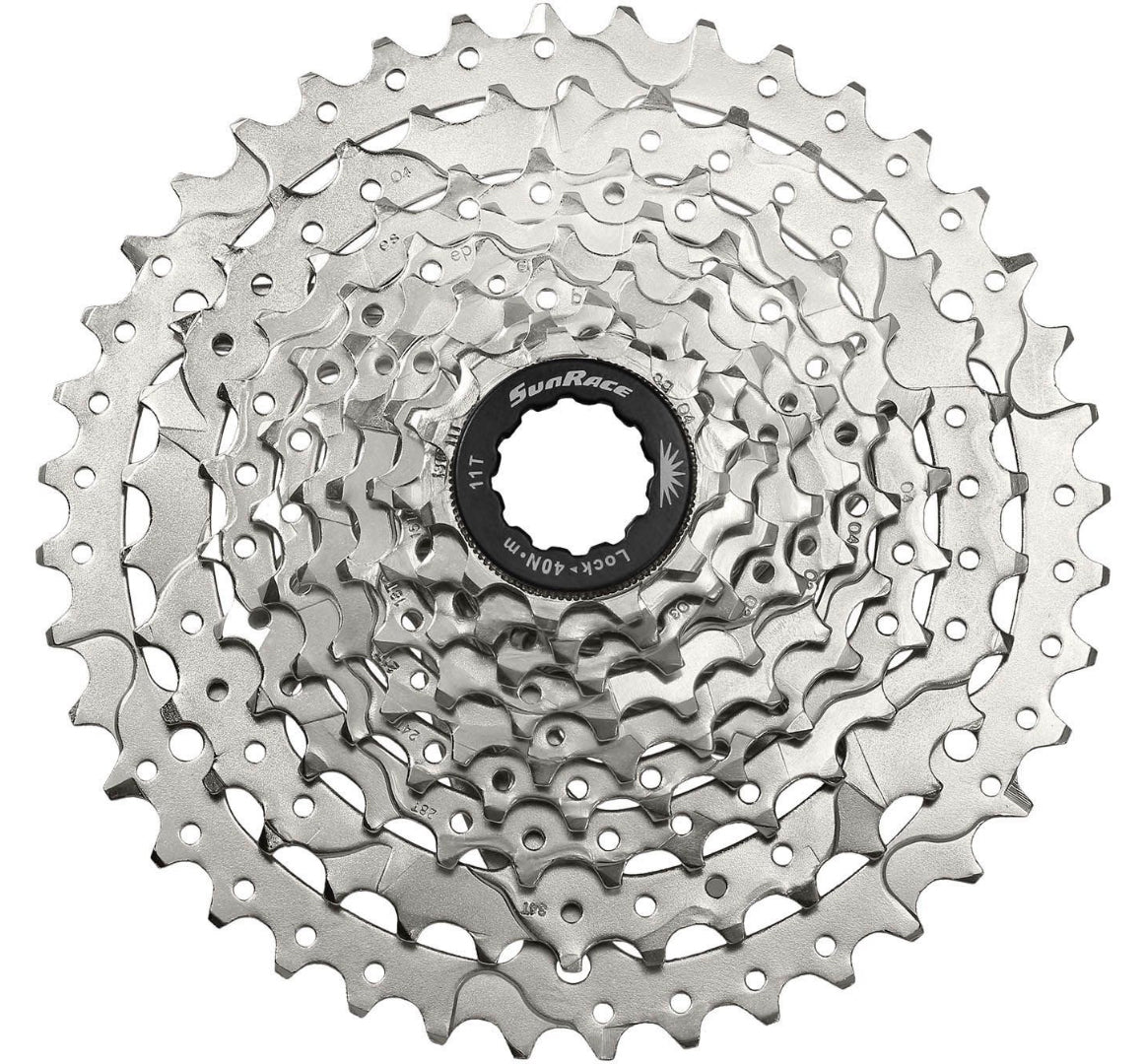 SunRace CSM980 - 9 Speed MTB Cassette 11-40T in Silver