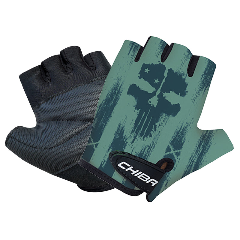 Chiba Kids Line "Cool" Mitt in Camo-Skull