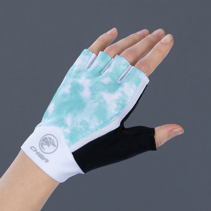 Chiba Lady Tie Dye Active-Line Mitt in Blue