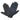 Chiba Double Six Active-Line Full Fingered MTB Glove in Black