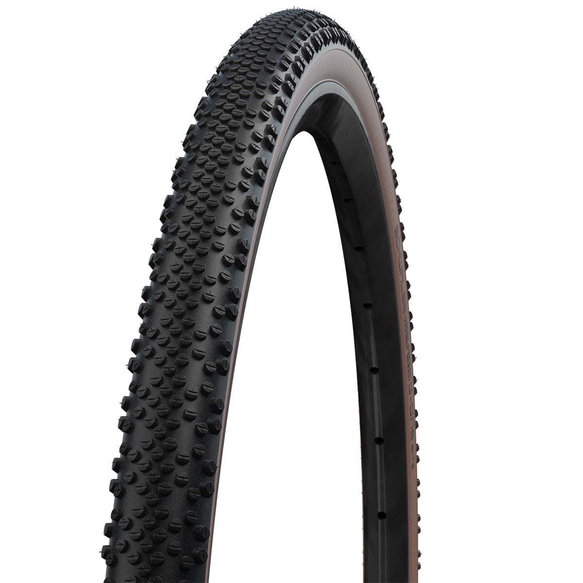 Schwalbe G-One Bite Performance TLE Tyre in Black/Bronze (Folding)