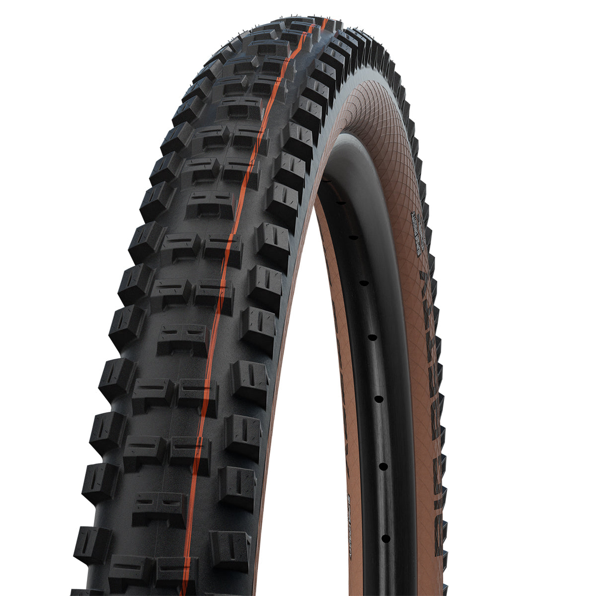 Schwalbe Big Betty Evolution Soft Super Gravity TLE Tyre in Black/Bronze (Folding)