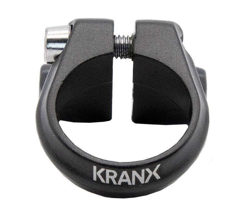 KranX 31.8mm Seat Clamp With Carrier Mount Eyelets in Black