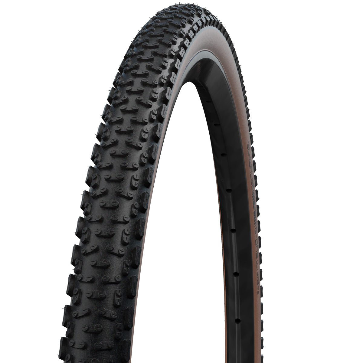 Schwalbe G-One Ultrabite Performance TLE Tyre in Black/Bronze (Folding)