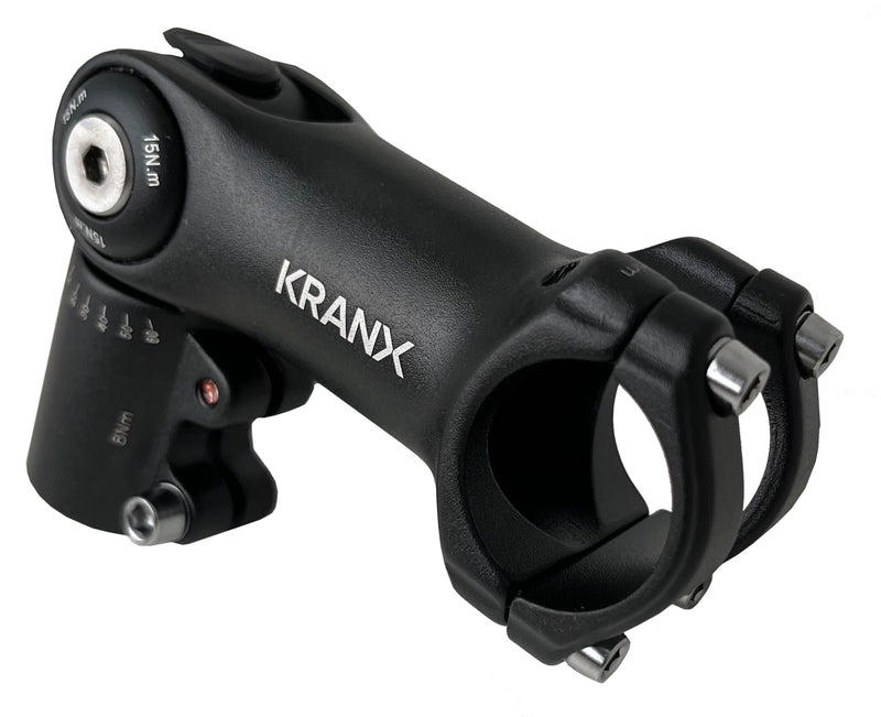 KranX 31.8mm High Mount Adjustable Stem in Black 90mm